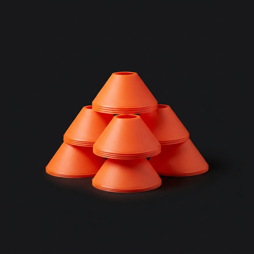 Agility Cones Set on onyx background