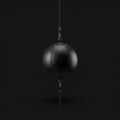 Double-End Boxing Ball on onyx background
