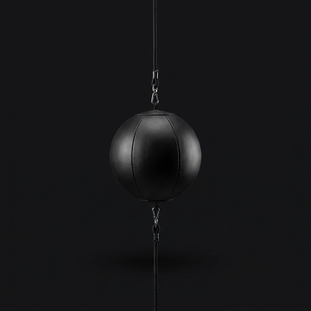 Double-End Boxing Ball on onyx background