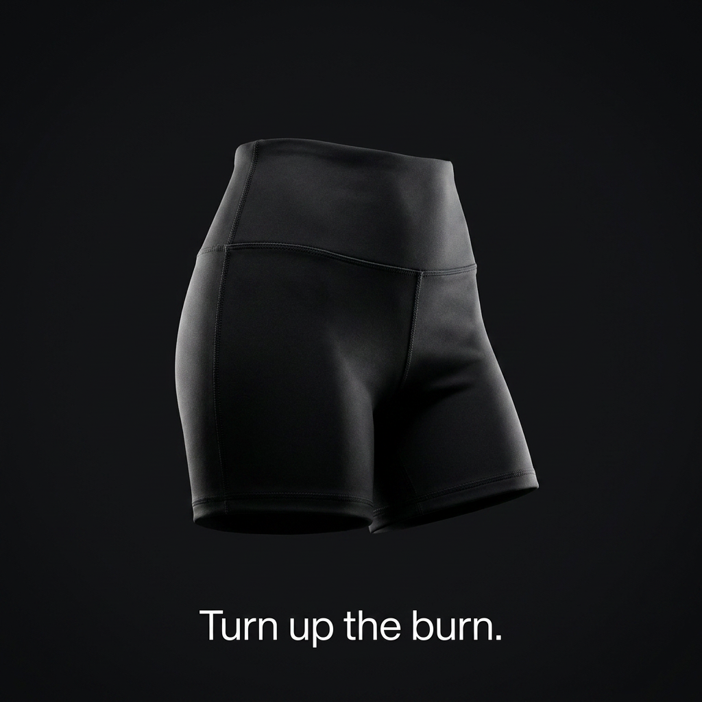 Sauna sweat shorts cinematic shot