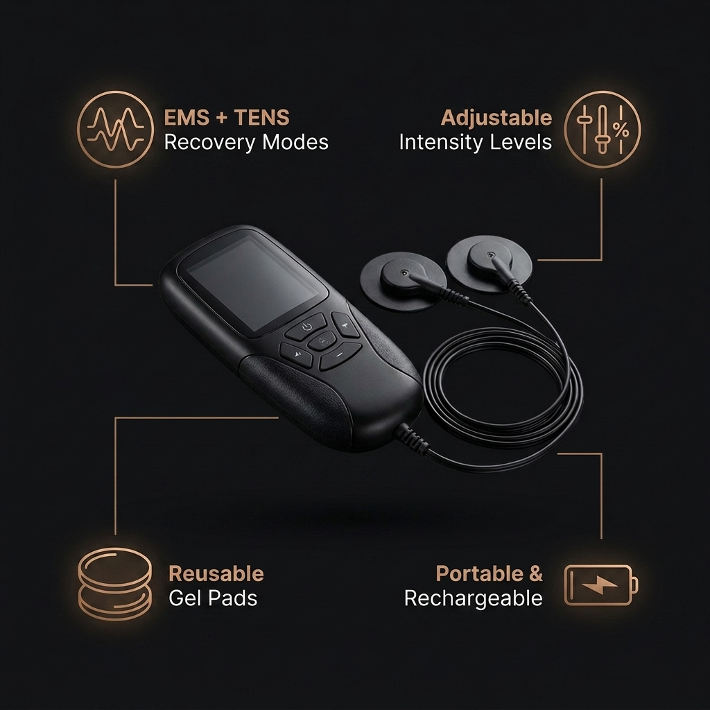 EMS muscle stimulator features