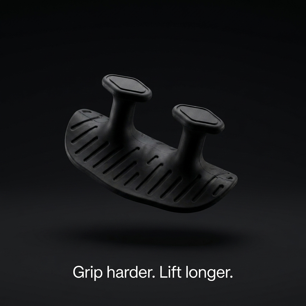 Silicone palm grip cinematic shot