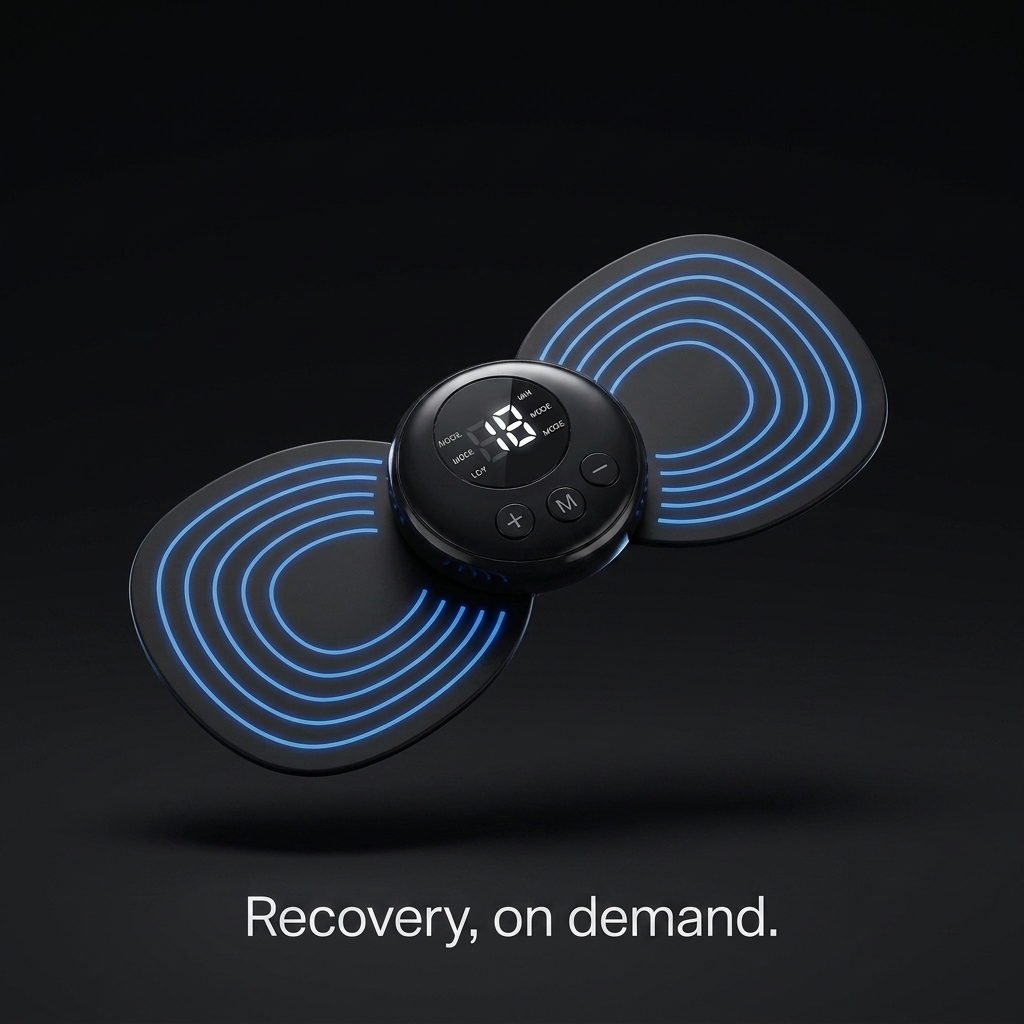 EMS massager cinematic shot